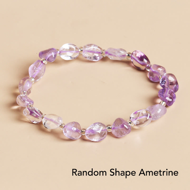 Nimara Ritual Natural Irregular Shape Stone Crystal Meditation Balance Bracelet