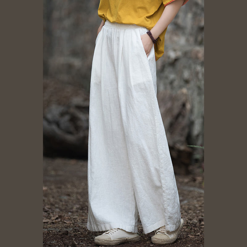 Nimara Ritual Retro Wide Leg Pants Casual Women's Yoga Pants With Pockets