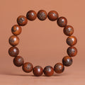 Nimara Ritual Lightning Struck Jujube Wood Yin Yang Bagua Taoist Taboo Characters Engraved Protection Bracelet