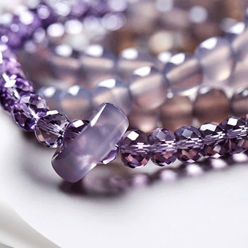 Nimara Ritual Natural Amethyst Crystal Meditation Healing Bracelet
