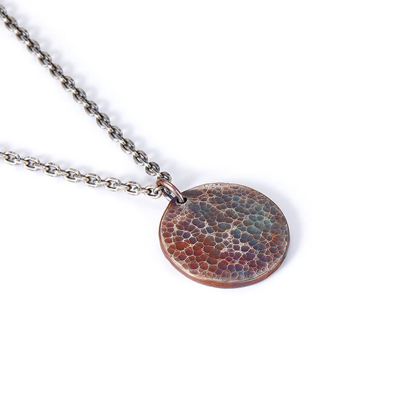 Nimara Ritual 990 Sterling Silver Yin Yang Water and Fire Balance Necklace Pendant