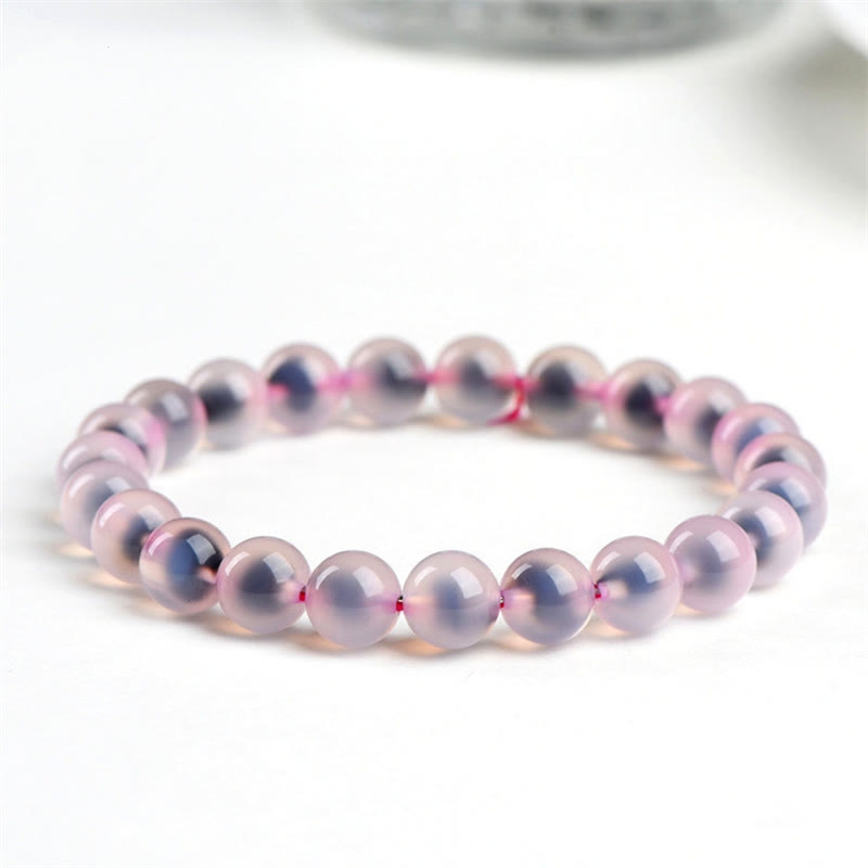 Nimara Ritual Natural Colorful Candy Agate Harmony Strength Bead Bracelet