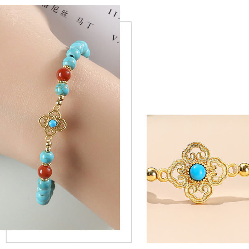 Nimara Ritual Turquoise Bead Protection Balance Bracelet