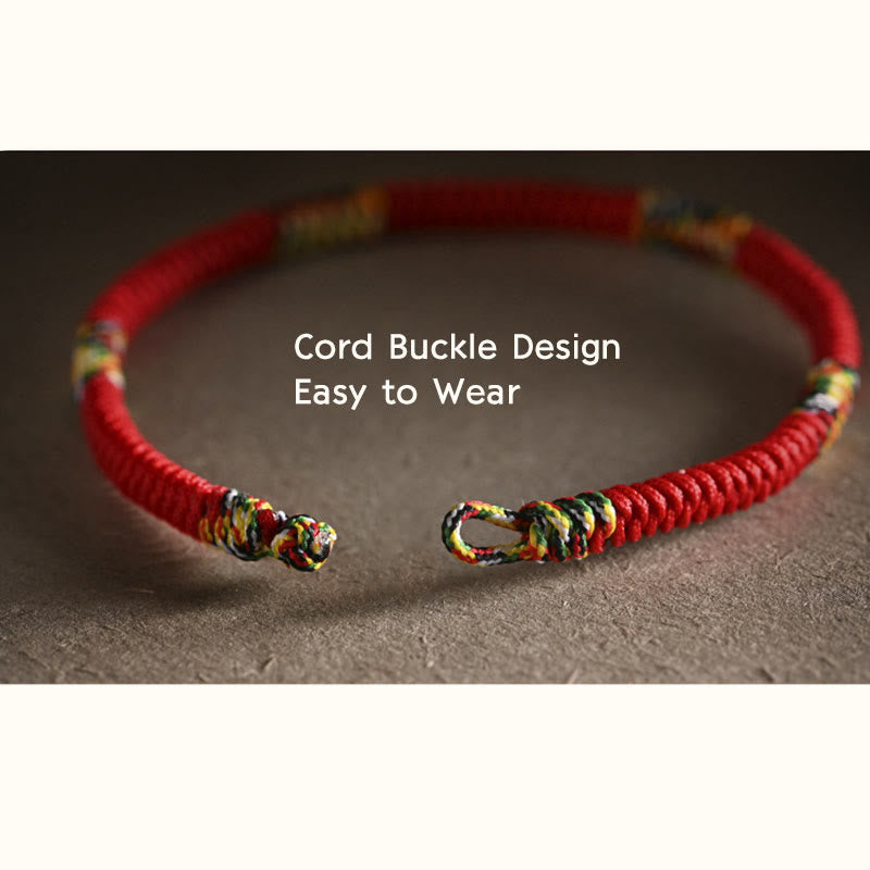 Nimara Ritual Five Colors King Kong Knot String Protection Luck Bracelet