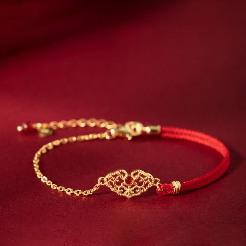Nimara Ritual Lock of Good Wishes Luck Strength Chain Bracelet