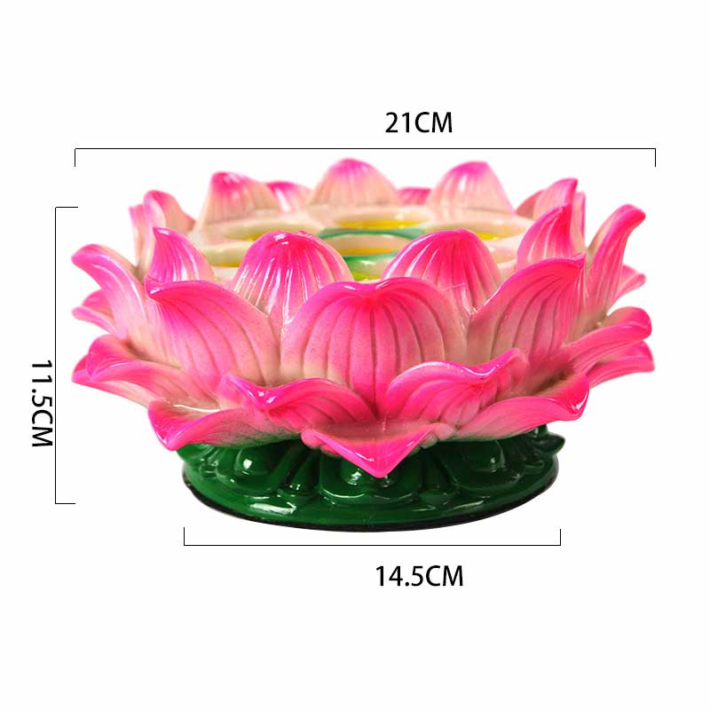 Nimara Ritual Meditation Prayer Altar Lotus Flower Candle Holder Buddhist Temple Rituals Use Items