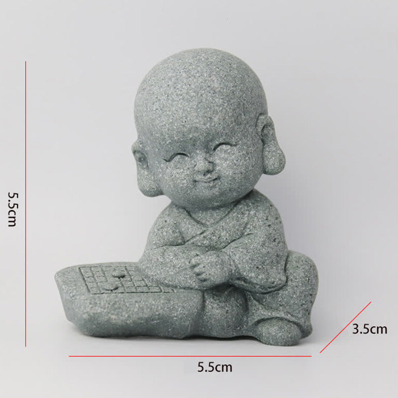 Nimara Ritual Meditation Prayer Monk Buddha Statue Serenity Home Decoration