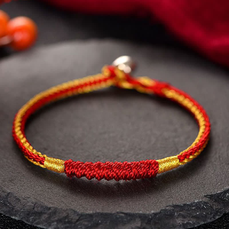 Nimara Ritual Tibetan Handmade Braid Luck String Protection Bracelet