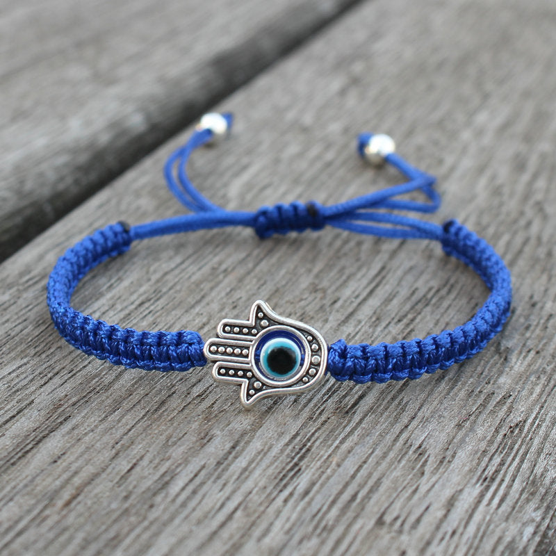 Nimara Ritual Handmade Hamsa Symbol Protection Luck String Bracelet