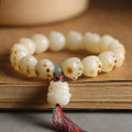 Nimara Ritual Cute Lucky Cat Bodhi Seed Cat Paw Harmony Bracelet