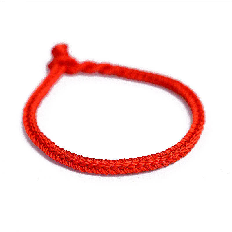 Nimara Ritual Tibetan Handmade Eight Thread Peace Knot Protection Braided String Bracelet