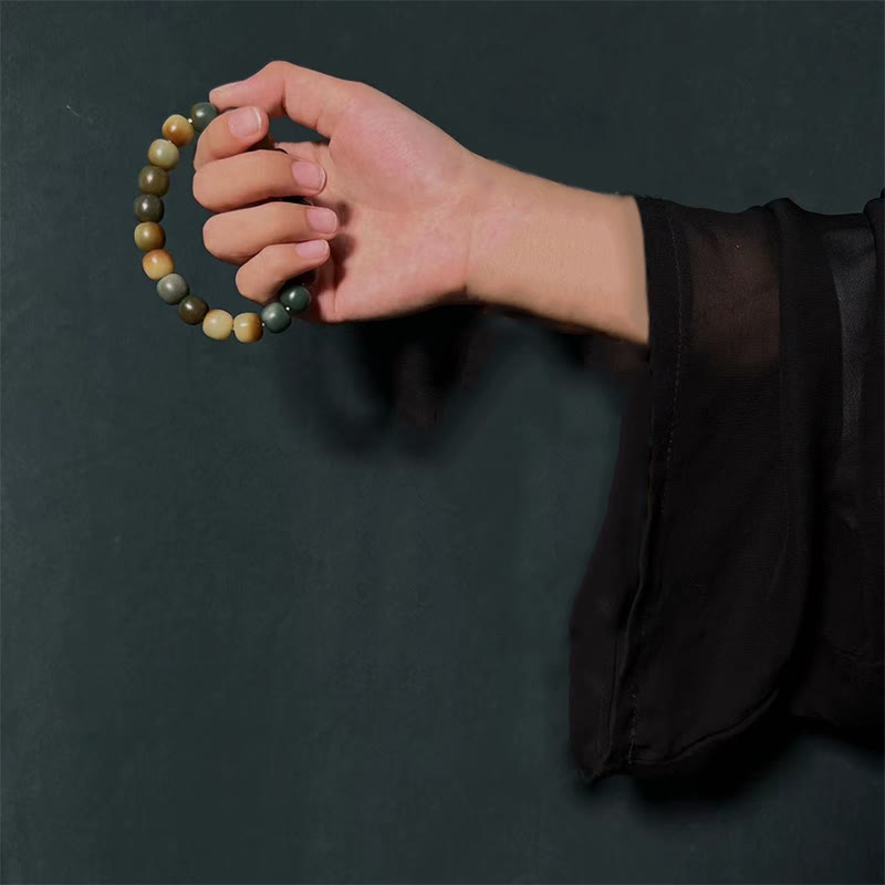 Nimara Ritual 108 Mala Beads Bodhi Seed Peace Wisdom Bracelet Wrist Mala Pocket Mala