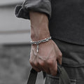 Nimara Ritual Viking Style Twisted Braided Pattern Copper Balance Bracelet Bangle
