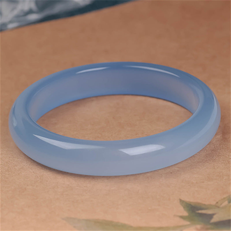 Nimara Ritual Blue Chalcedony Emotional Balance Bracelet Bangle