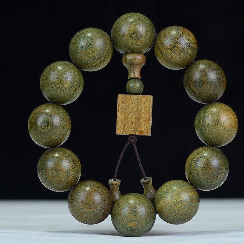 Nimara Ritual Tibetan Green Sandalwood Cure Bracelet