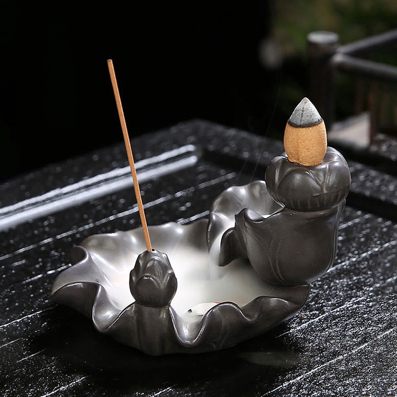Nimara Ritual Koi Fish Lucky Incense Burner Decoration