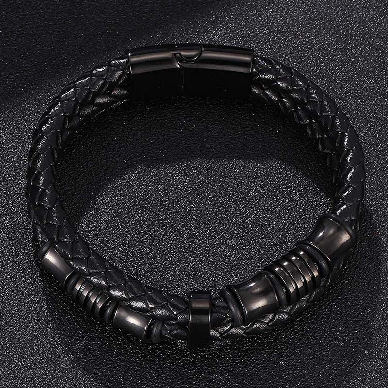 Nimara Ritual Layered Leather Weave Fortune Bracelet