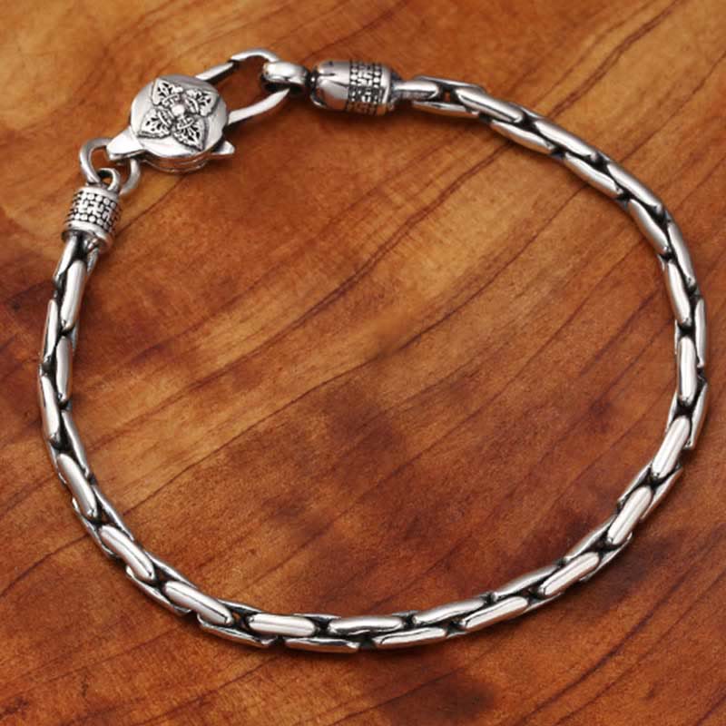 Nimara Ritual Tibetan Double Dorje Om Mani Padme Hum Buddha Swastika Vajra Strength Bracelet