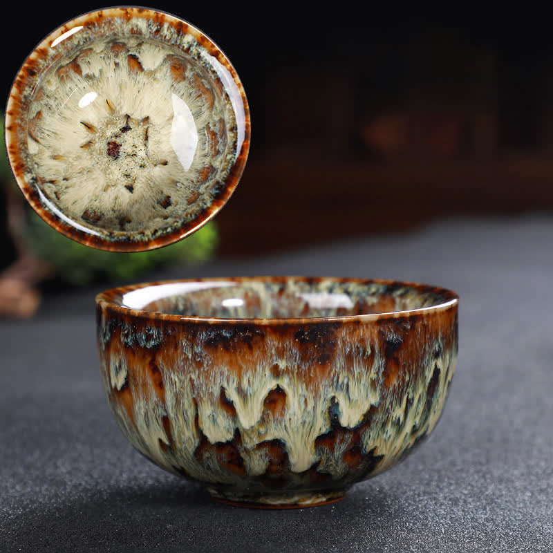 Nimara Ritual Colorful Ceramic Teacup Home Office Tea Cups