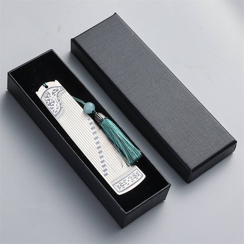 Nimara Ritual Classical Musical Instruments Pipa Guzheng Guqin Ruan Metal Bookmarks Tassel With Gift Box