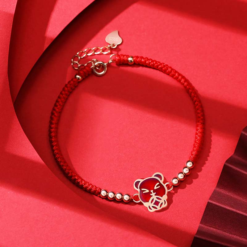 Nimara Ritual 12 Chinese Zodiac Lucky Red String Bracelet
