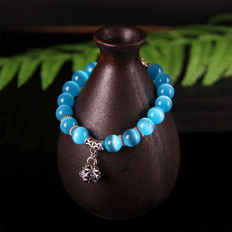 Nimara Ritual Tibetan Cat Eye Lucky Bracelet