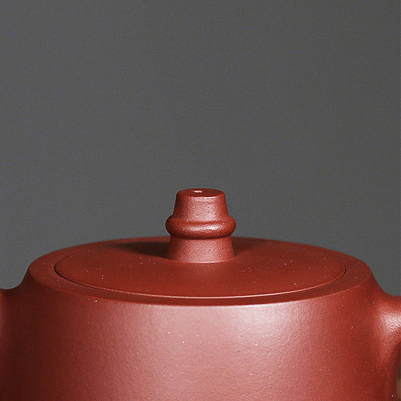 Nimara Ritual Handmade Vintage Bamboo Purple Clay Kung Fu Teapot