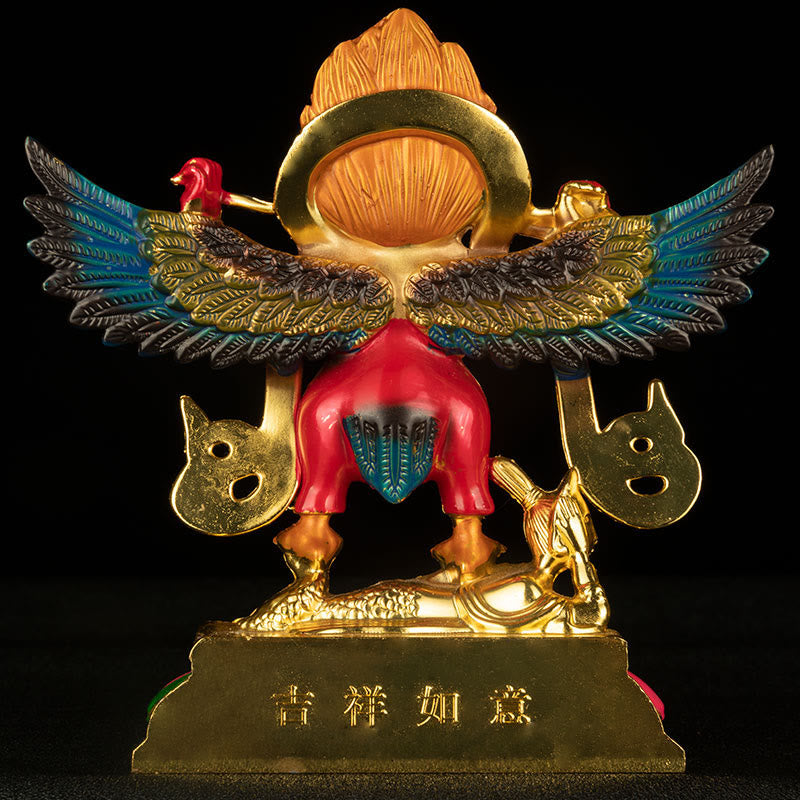 Nimara Ritual Tibet Garuda Bird Alloy Keep Evil Spirits Away Home Decoration