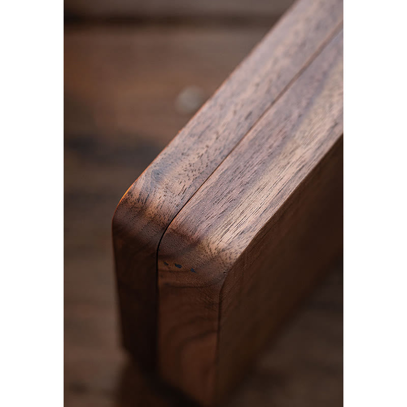 Nimara Ritual Vintage Handmade Black Walnut Wood Jewelry Storage Box Wooden Gift Box