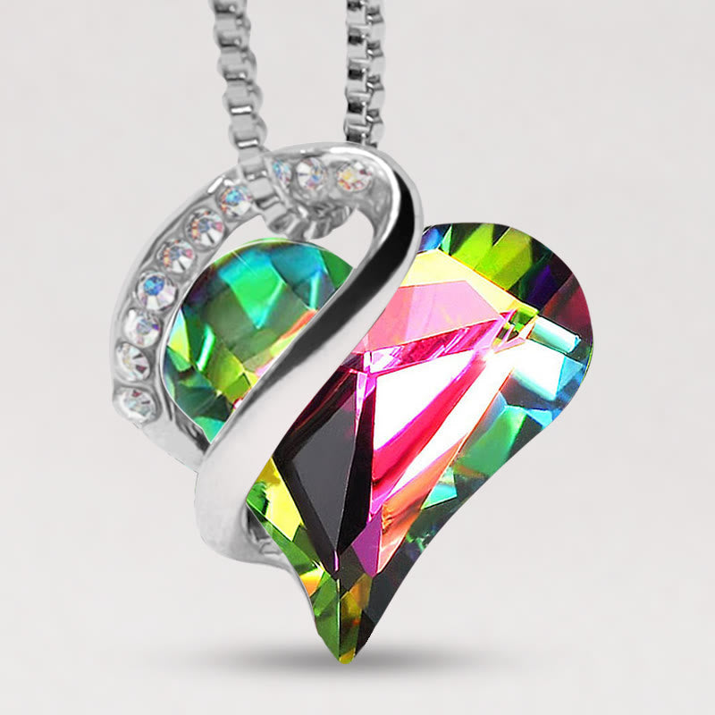 Nimara Ritual Love Heart Birthstone Healing Energy Necklace Pendant