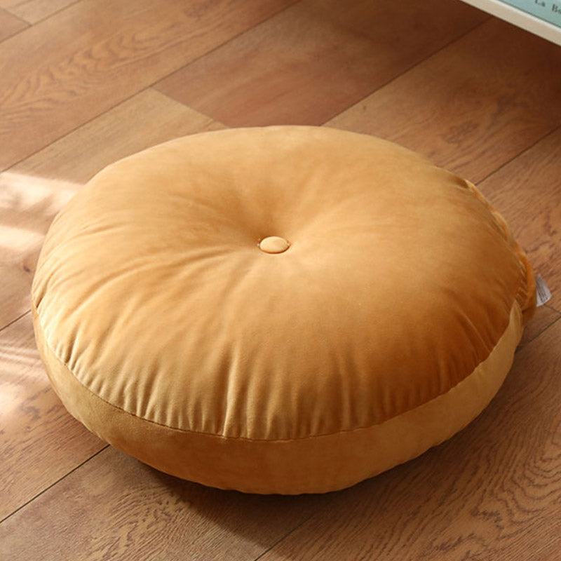 Nimara Ritual Lotus Simple Pattern Linen Meditation Seat Cushion Home Living Room Decoration