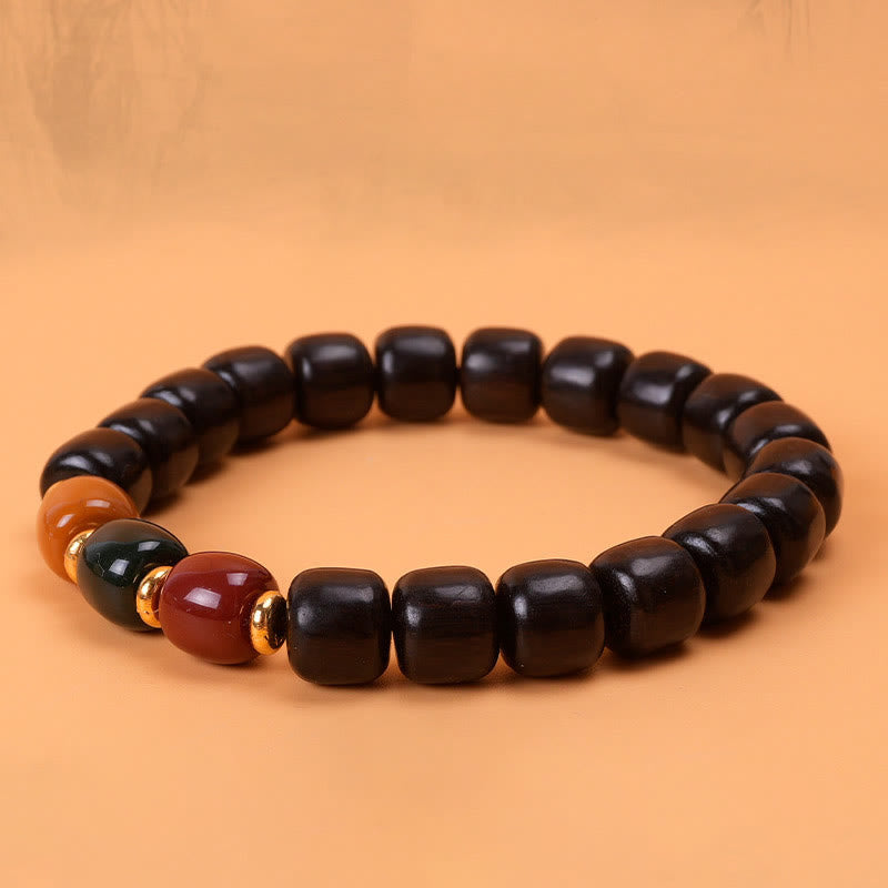 Nimara Ritual Ebony Wood Rosewood Peace Balance Bracelet