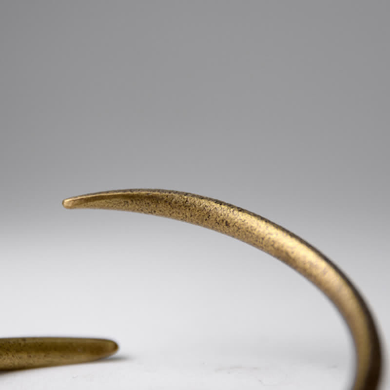 Nimara Ritual Simple Design Copper Luck Adjustable Cuff Bracelet