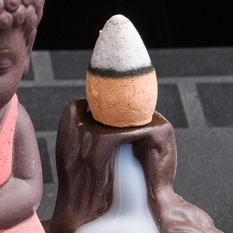 Nimara Ritual Backflow Smoke Fountain Ceramic Blessing Incense Burner Decoration
