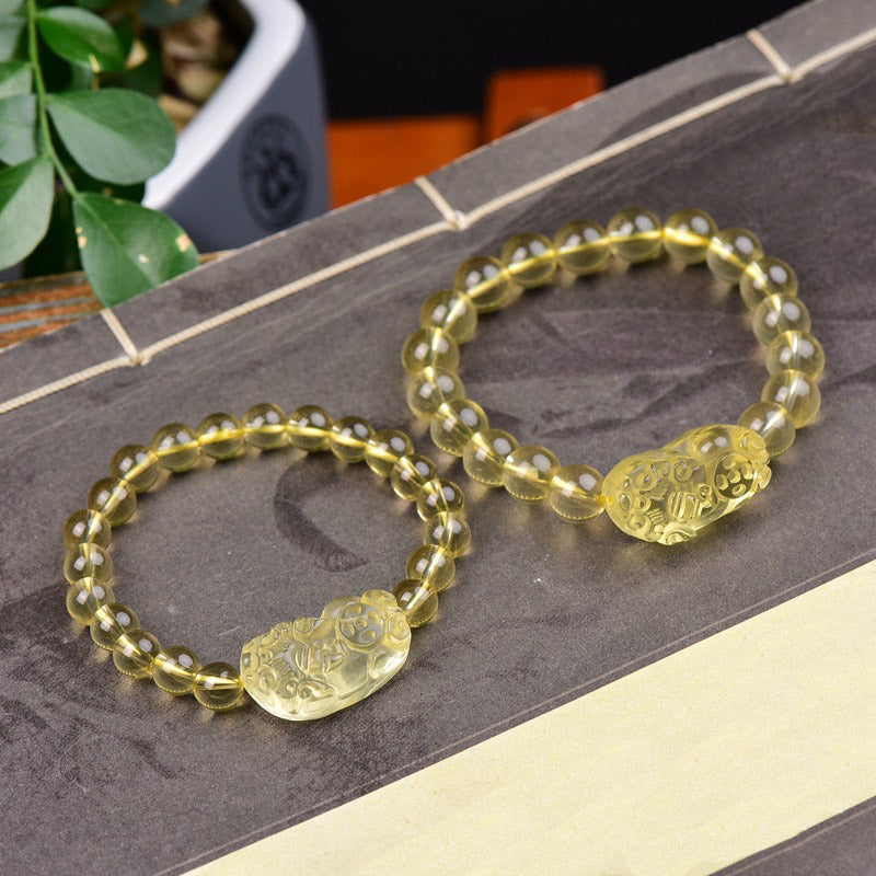 Nimara Ritual FengShui Citrine PiXiu Wealth Bracelet