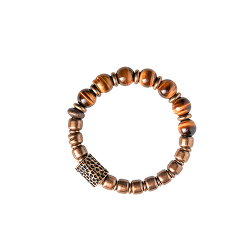 Nimara Ritual Tiger Eye Stone Copper Protection Bracelet