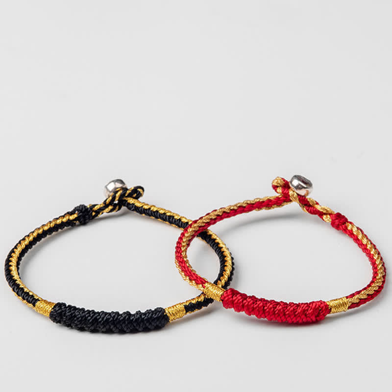 Nimara Ritual Tibetan Handmade Braid Luck String Protection Bracelet