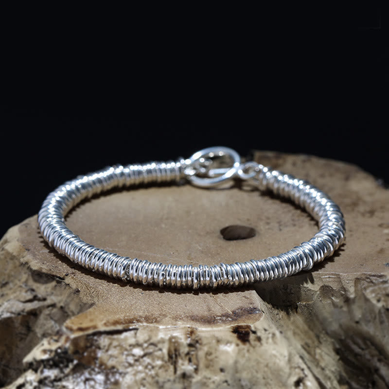 Nimara Ritual Simple Circle Pattern Design Luck Chain Bracelet
