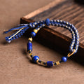 Nimara Ritual Handmade Natural Lazurite Bead Positive Rope Bracelet