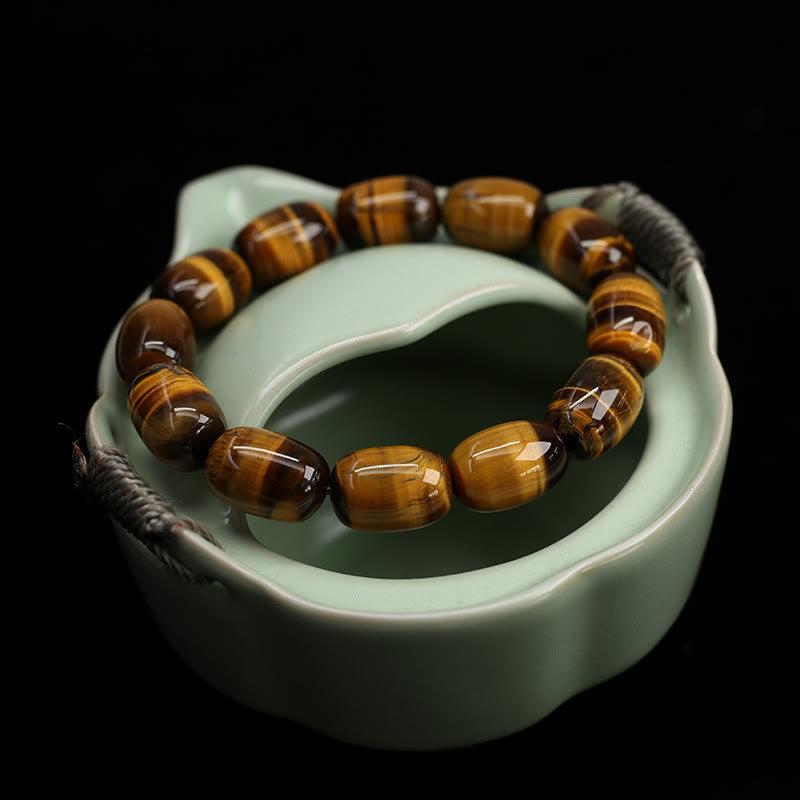 Nimara Ritual Natural Tiger Eye Stone Integrity Willpower Bracelet