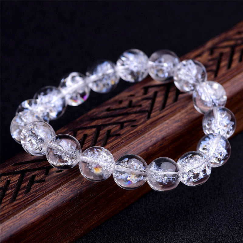 Nimara Ritual Natural White Crystal Protection Healing Bracelet