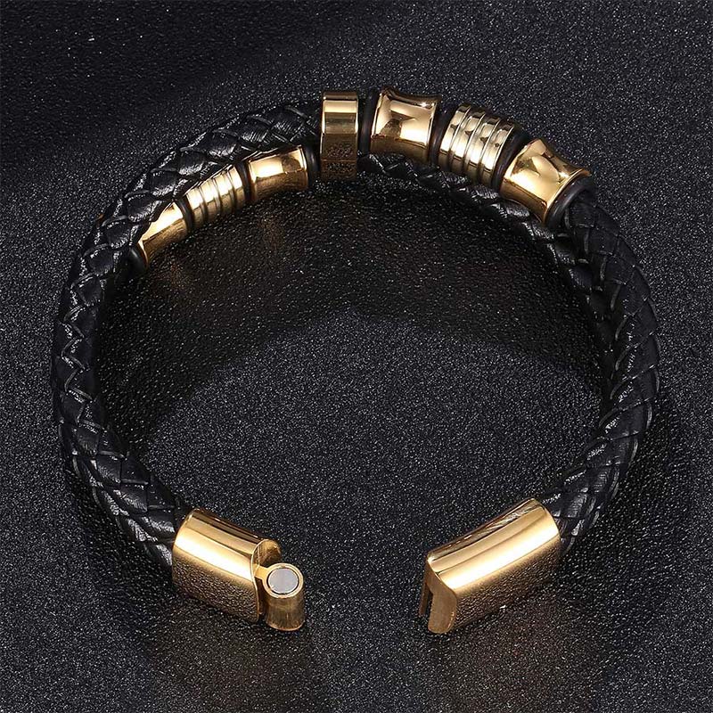 Nimara Ritual Layered Leather Weave Fortune Bracelet