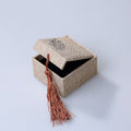 Nimara Ritual Lotus Pattern Jewelry Storage Box Gift Box Tassels