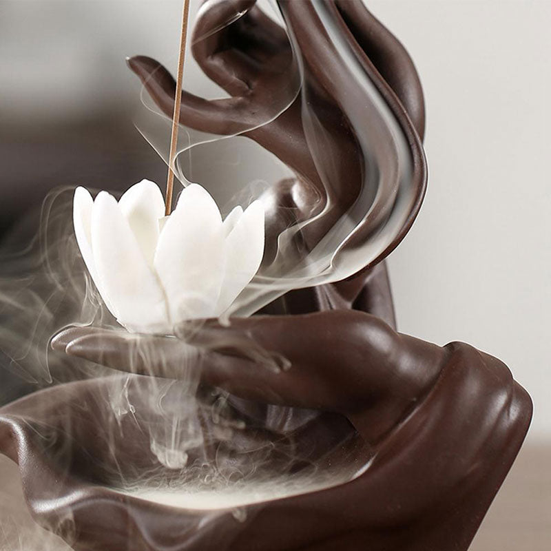 Nimara Ritual Lotus Bergamot Healing Incense Burner