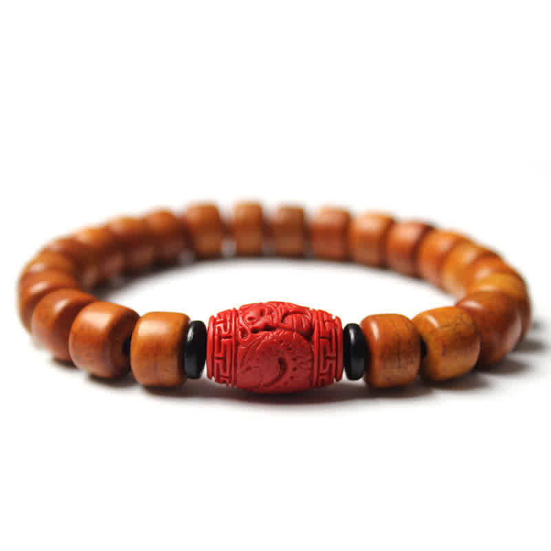 Nimara Ritual Tibetan Bone Beads Om Mani Padme Hum Strength Bracelet