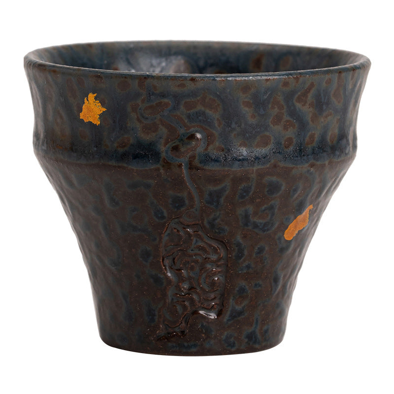 Nimara Ritual Small Vintage Style Ceramic Teacup Kung Fu Tea Cup 50ml