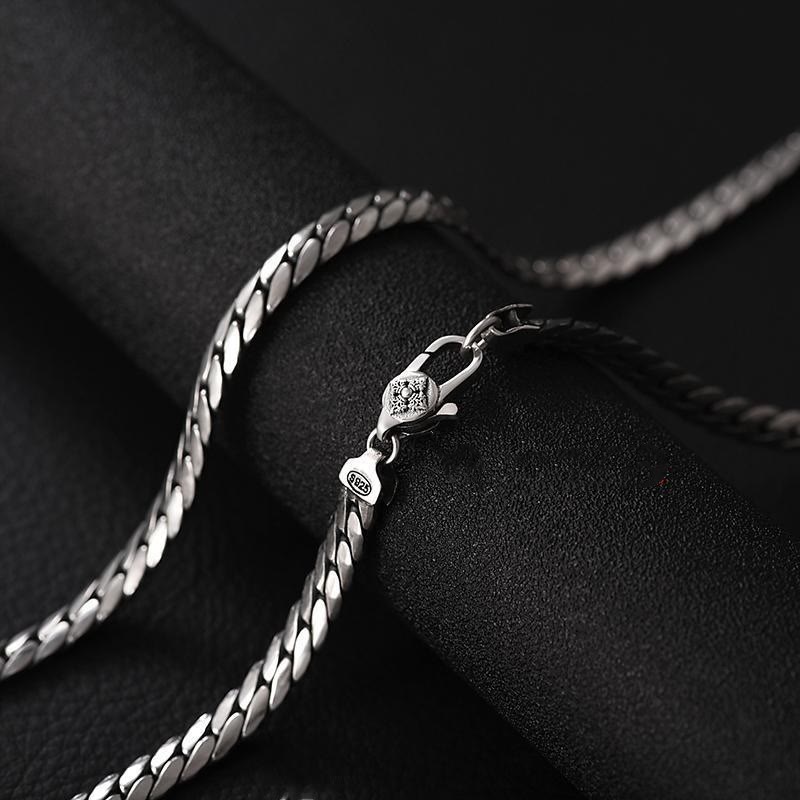 Nimara Ritual Double Dorje Vajra Strength Punk Copper Chain Bracelet Necklace