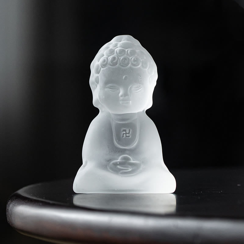 Nimara Ritual Mini Tathagata Buddha Liuli Serenity Desk Decoration