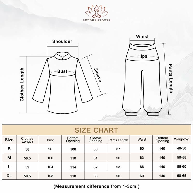 Nimara Ritual Retro Prayer Zen Spiritual Meditation Practice Chiffon Clothing Women's Set
