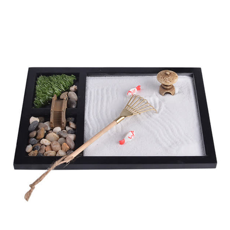 Nimara Ritual Koi Fish Small Bridge Calm Peace Meditation Zen Garden Decoration